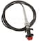 Motormite CONTROL CABLES WITH 2 IN BLACK KNOB 10 F 55204 - alternate 1